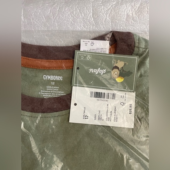 Gymboree Boys Embroidered Tiger Tank Top - Safari - Misty Glen 12 - Picture 4 of 4